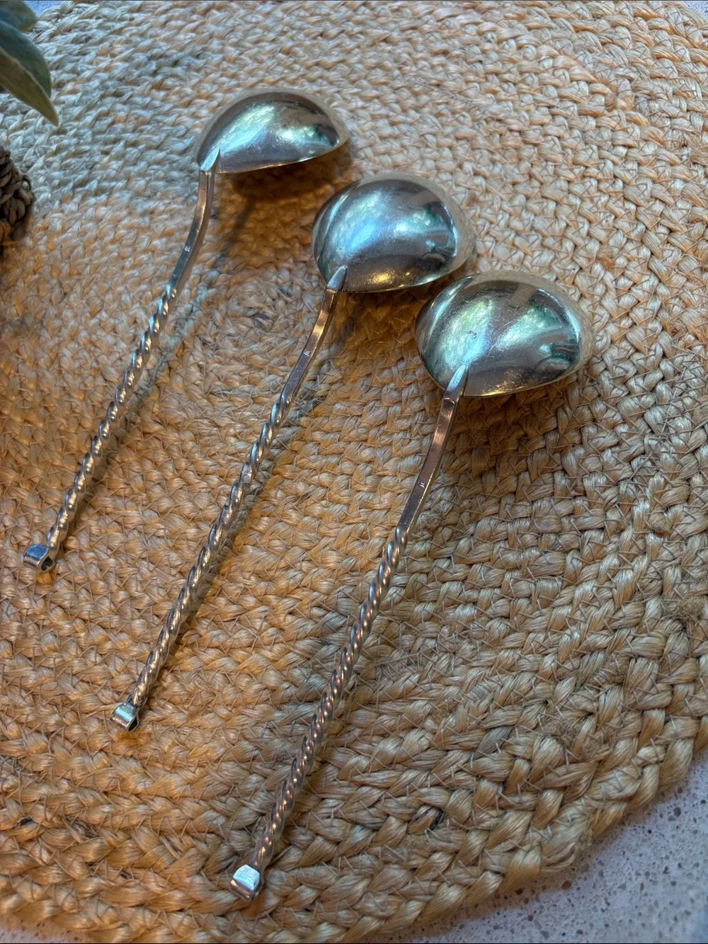 (3) Vintage Tallinn Jewelry Factory Melchior Spoons - USSR